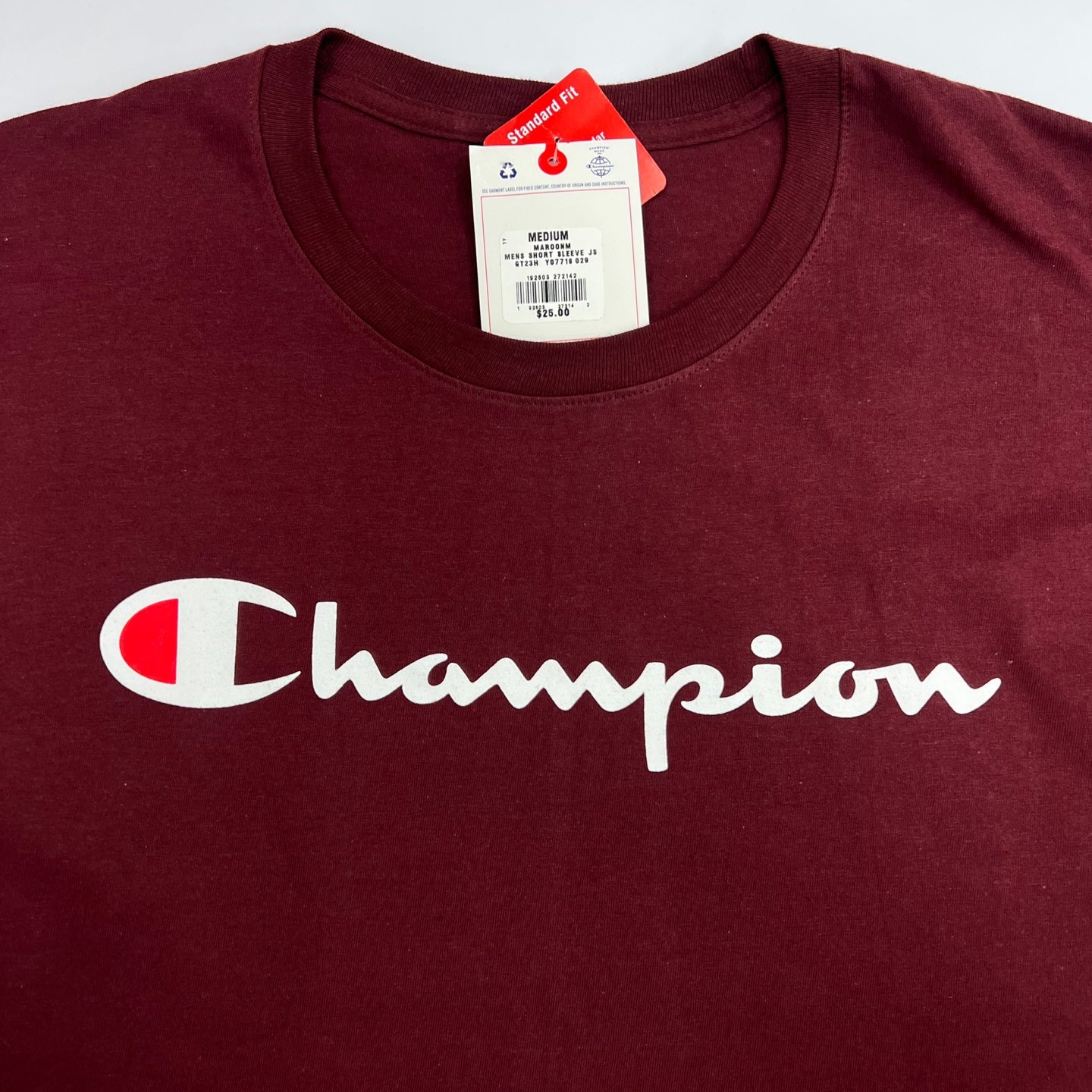 Champion Maroon Short Sleeve T-Shirt