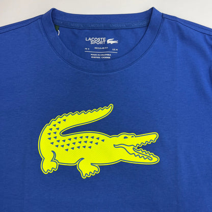 LACOSTE SPORT 3D Print Crocodile Breathable Jersey T-Shirt