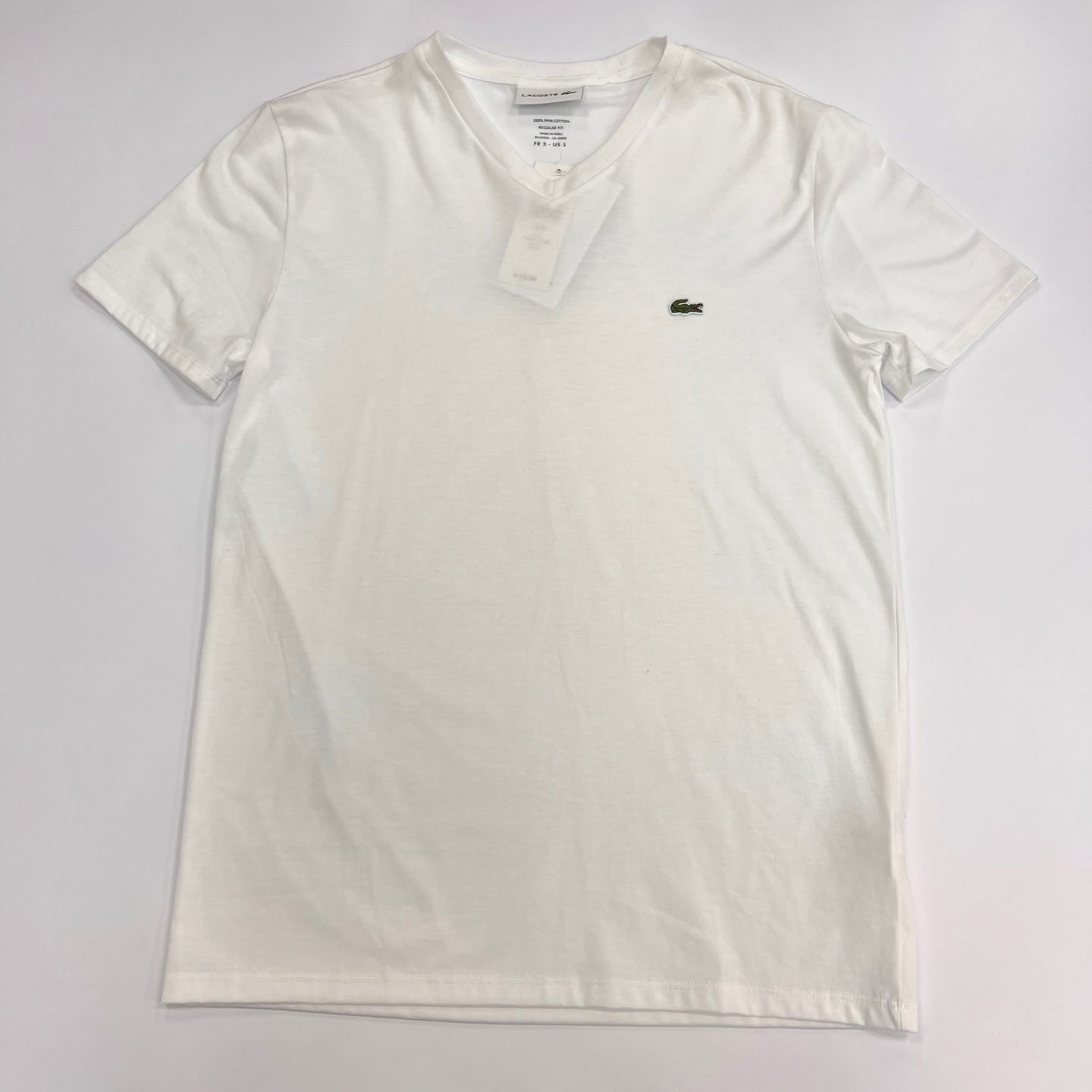 LACOSTE V-Neck Pima Cotton Jersey T-Shirt