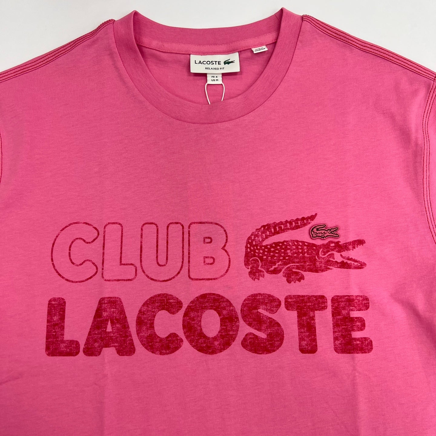 K Print MOMO – Pink T-Shirt Graphic LACOSTE
