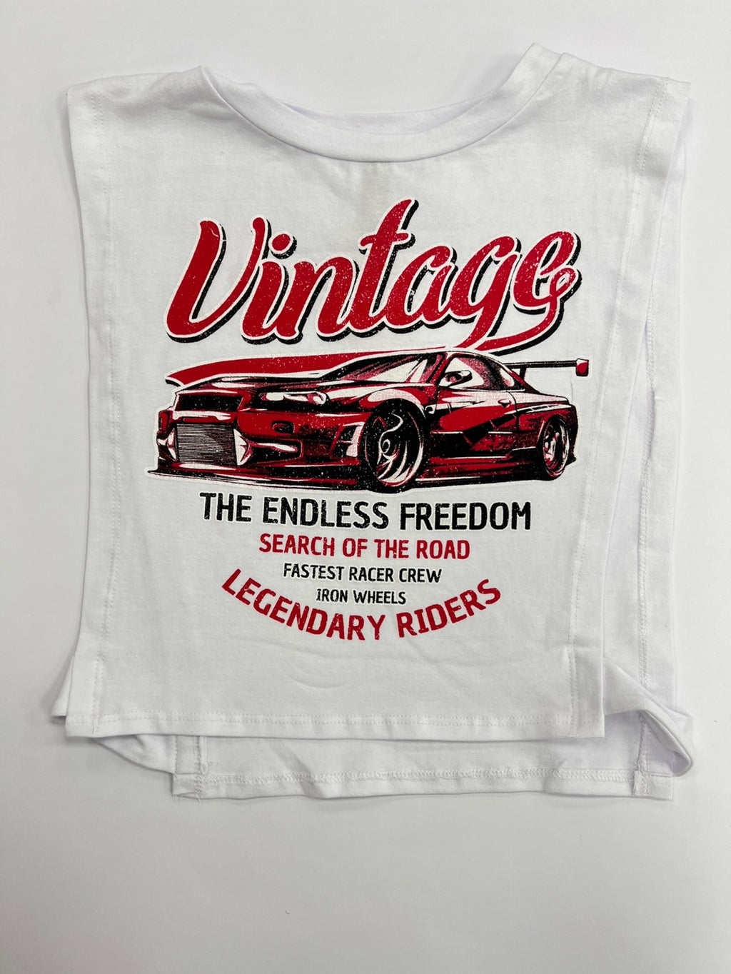 Women's Vintage Graphic Printed Crop Top