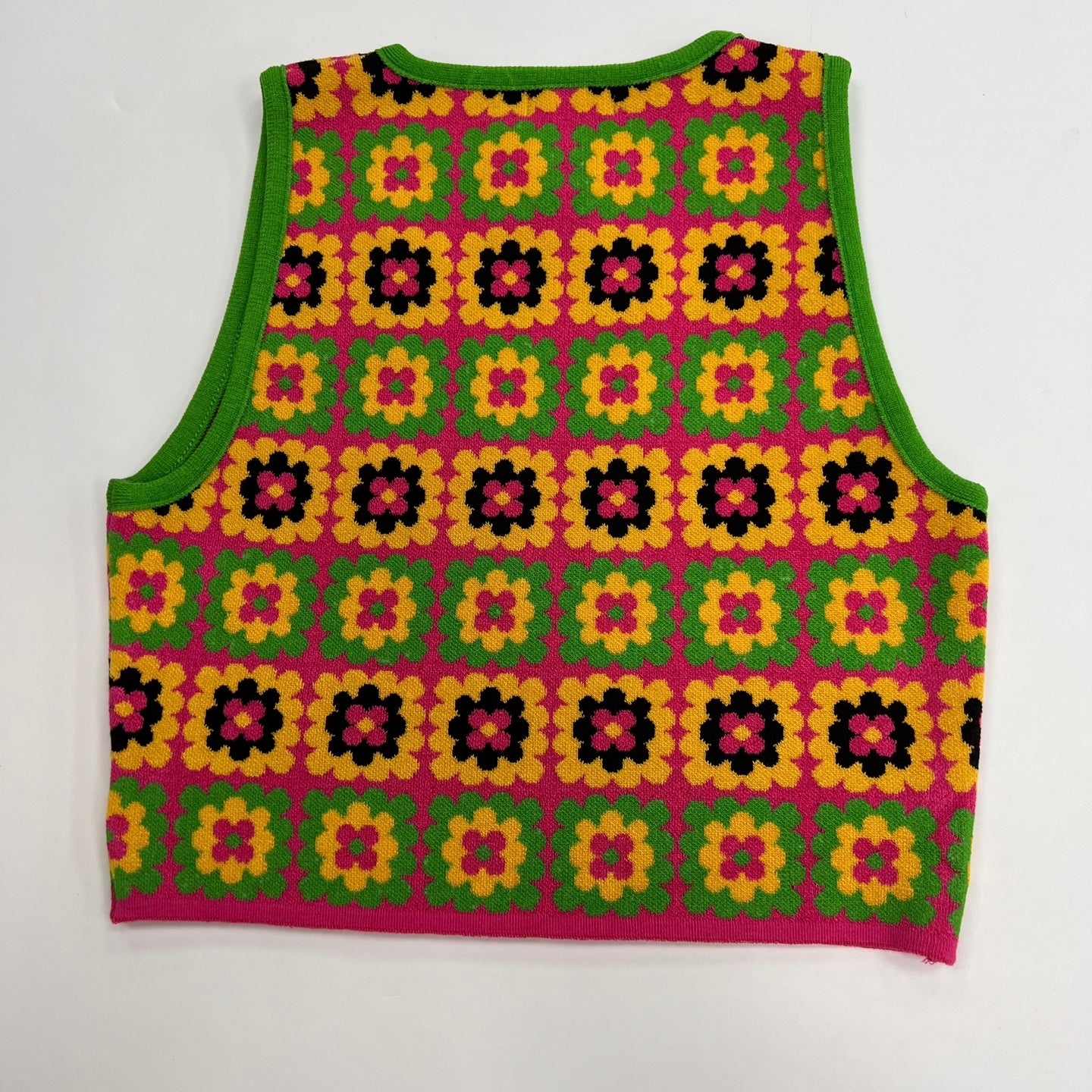 Women's Knitted Floral Tank Top