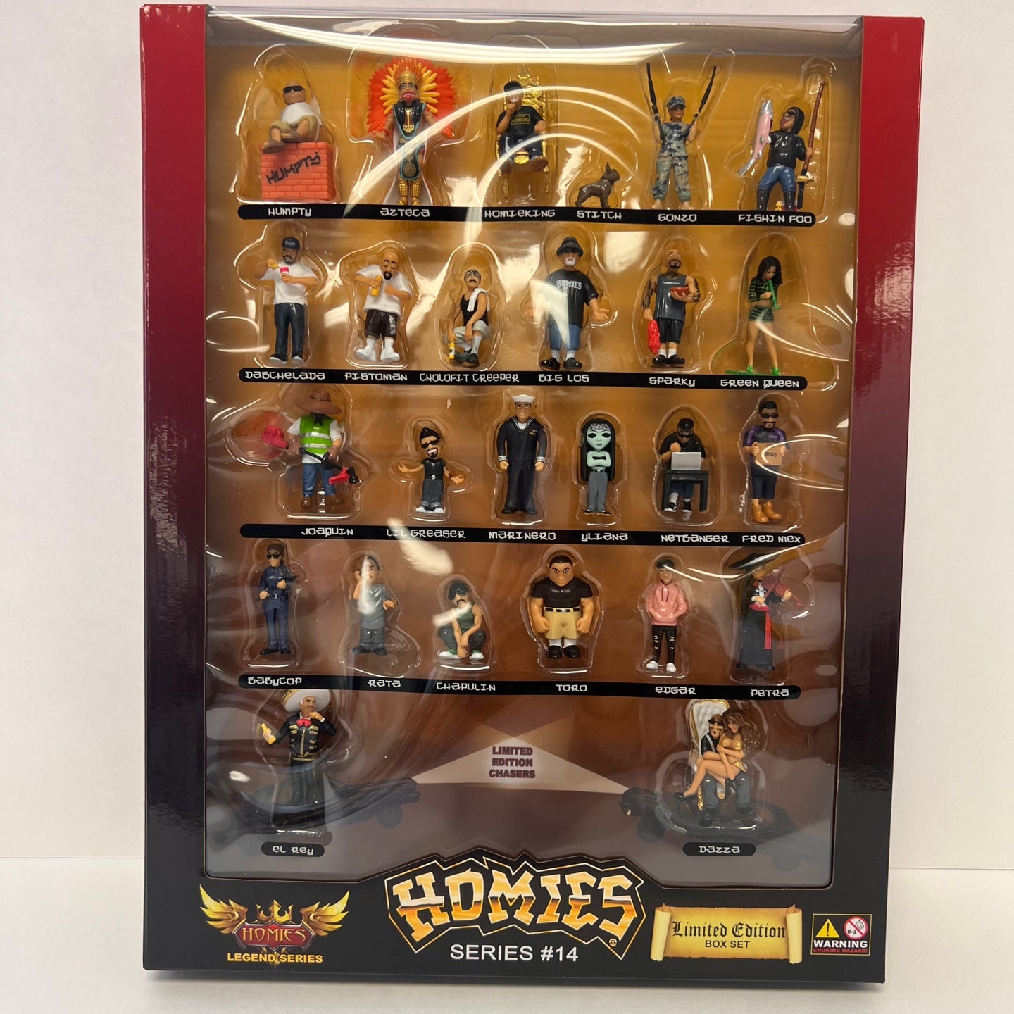 Homies Series #14 Limited Edition Complete Box Set W/ 2 Limited Edition Chasers