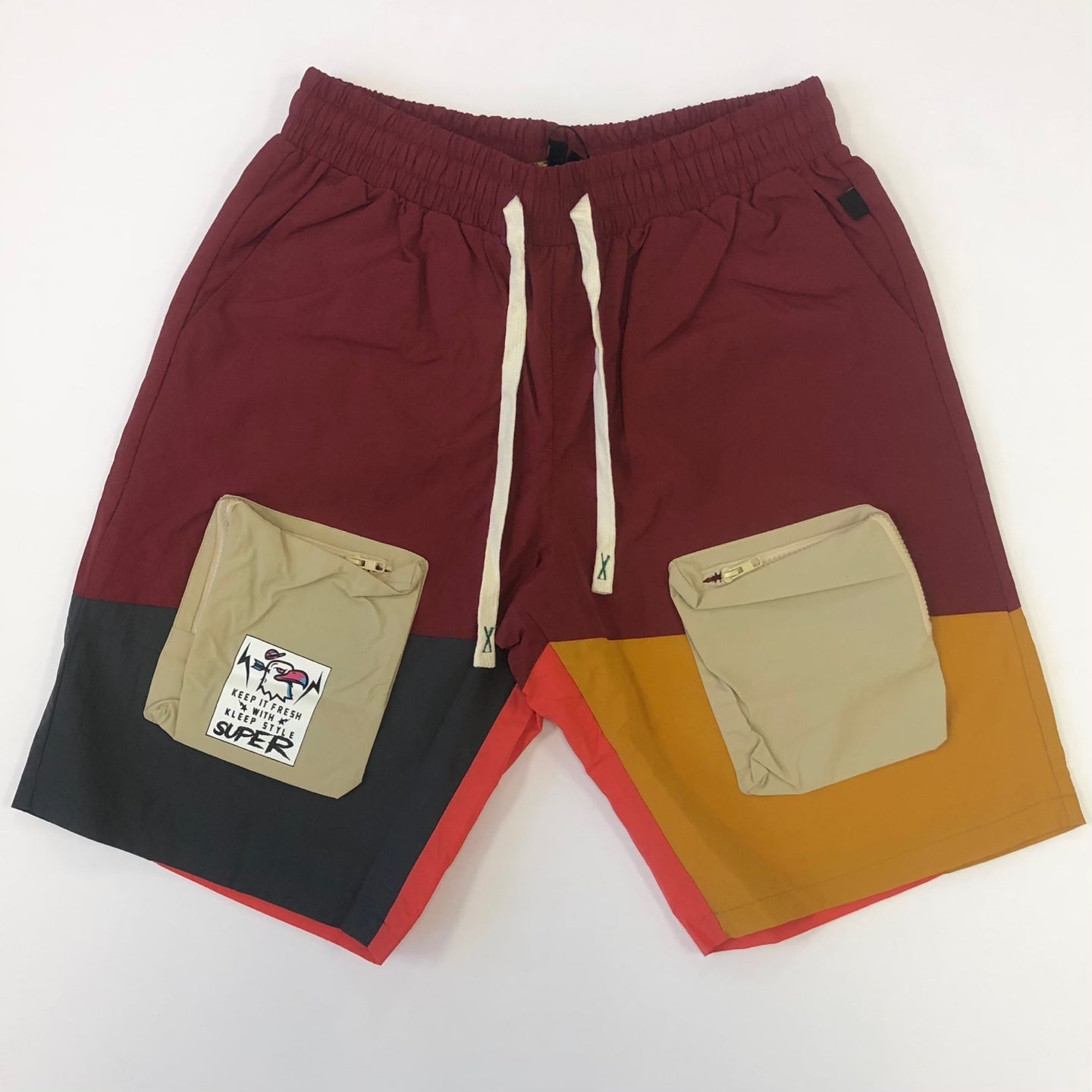 KLEEP Conte Men's Colorful Nylon Short Pants