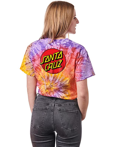 Santa Cruz Women's Classic Dot Tie Dye T-Shirt