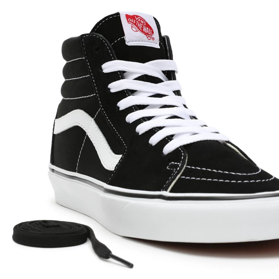 VANS SK8-HI Unisex Old Skool Authentic Shoe - Black/White