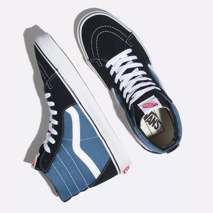 VANS SK8 HI Unisex Old Skool Authentic Shoe Navy