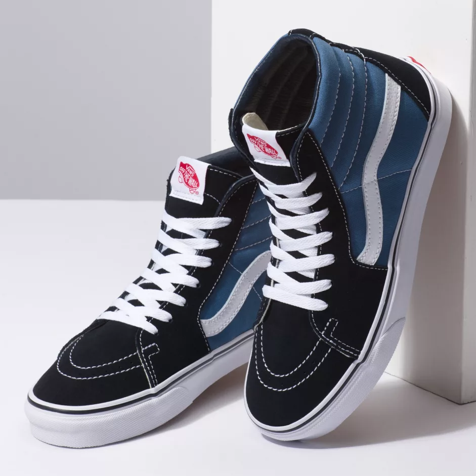 Vans best sale sk8hi navy