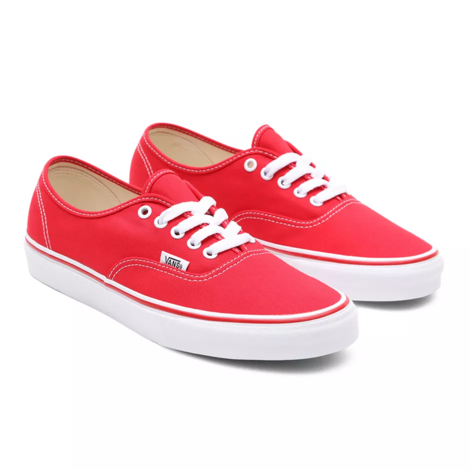 Red vans shoes on sale sales