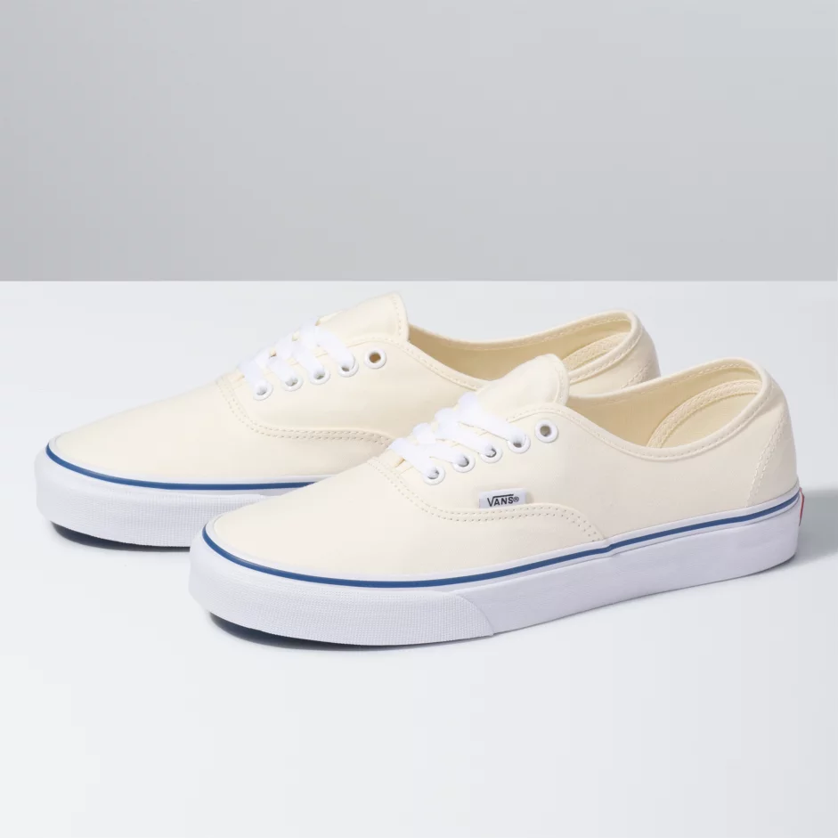 VANS Unisex Authentic Canvas Skate Shoe - White