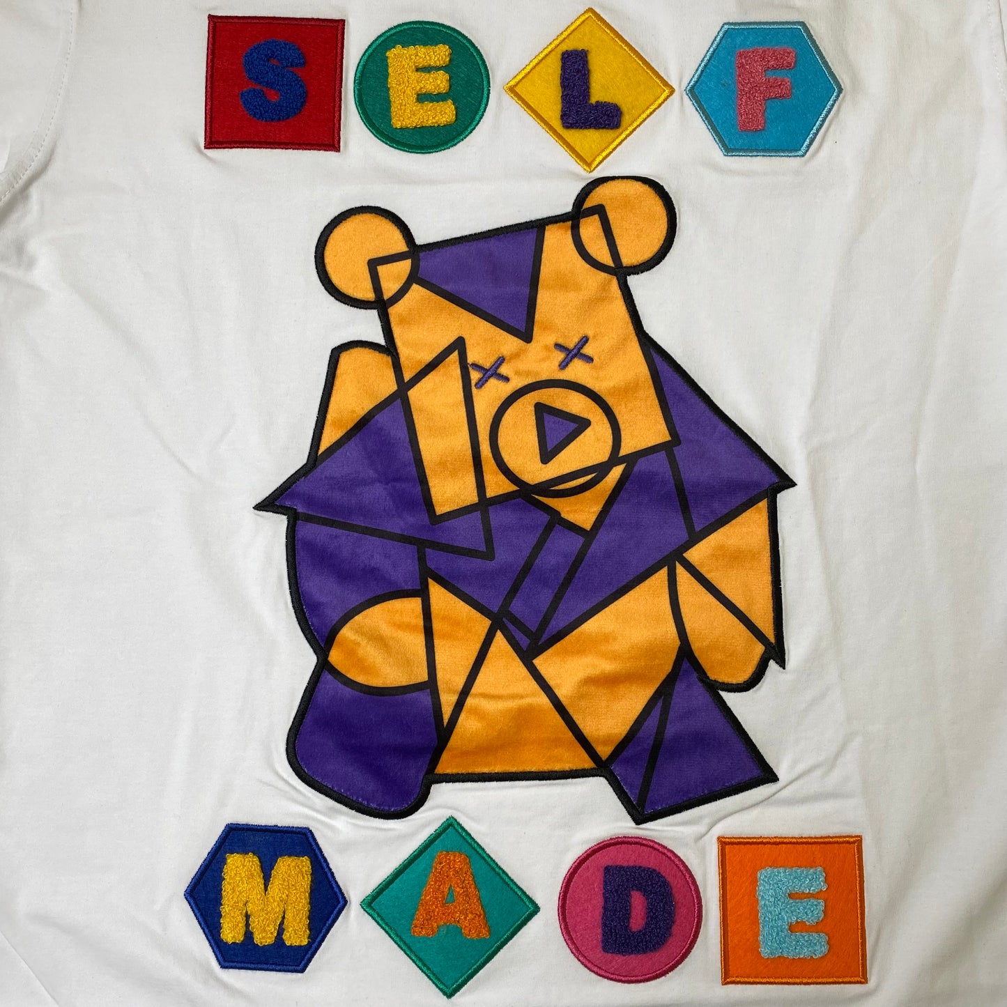 Self Made Bear Graphic T-Shirt