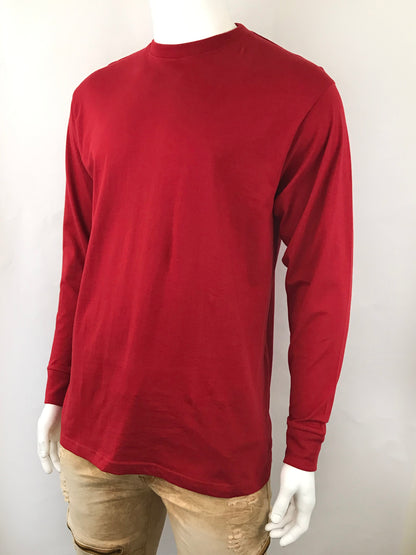 Men's Plain Long Sleeve T-Shirt