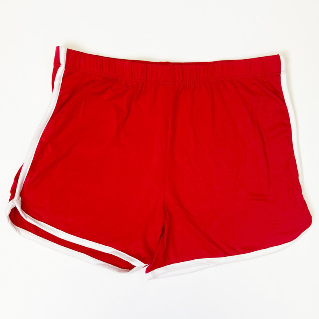 HDE Women Dolphin Shorts Running Workout Clothes Red Medium 