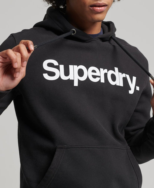 SUPERDRY Logo Print Pullover Hoodie